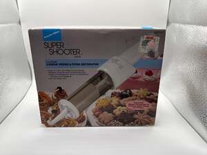 Proctor Silex Super Shooter Plus Cordless Cookie Press & Food Decorator G0123